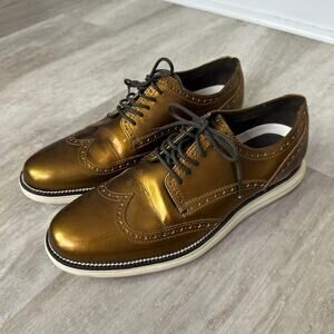Cole Haan Original Grand Men's Copper Wingtip Shoes size 9